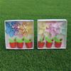 3Pcs Colorful Small Windmills with Flowerpots Ornament Desktops Decorations Cute Pinwheels Garden Lawn Kids Photo Props
