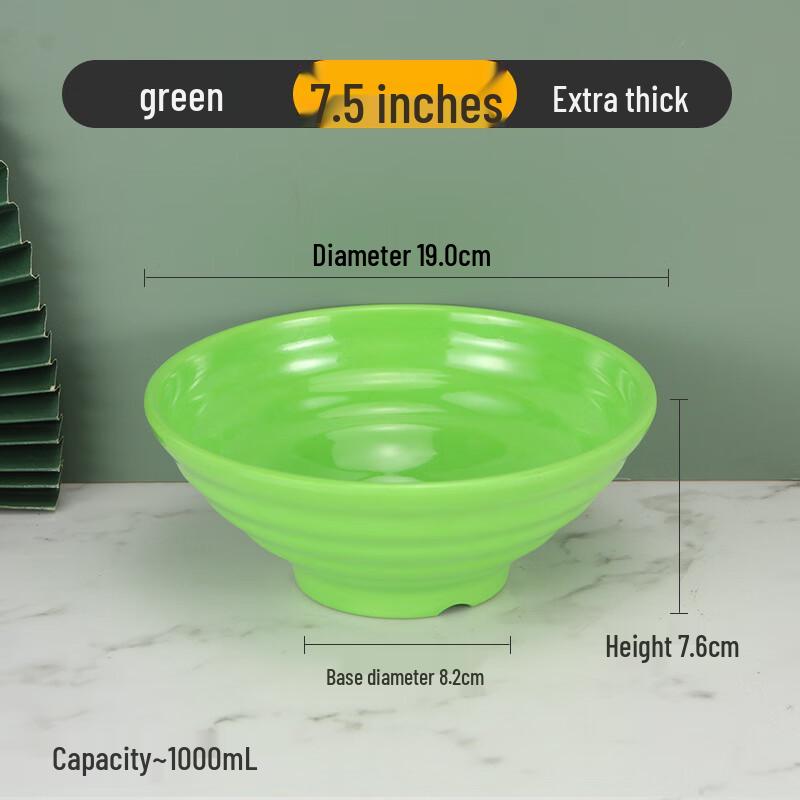 LYGIL Extra Thick Melamine Noodle & Soup Bowl