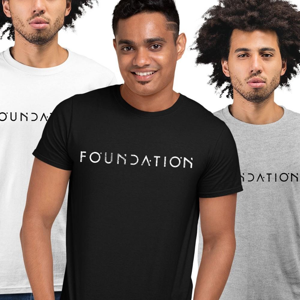 Foundation Scifi Tv Series Apple Novelty Essential Issac Asimov TShirts L