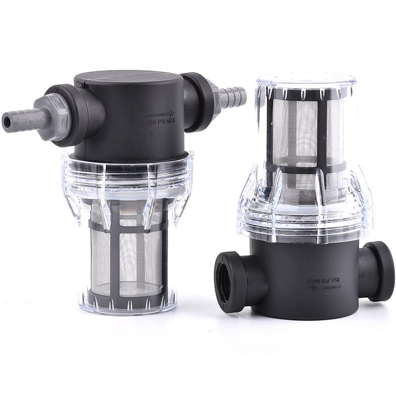 Filtre de tuyau 8~16mm Arrosage Irrigation Préfiltre 12'' Raccord de tuyau d'eau de jardin Filtre Aquarium Réservoir à poissons Pompe à eau Crépine