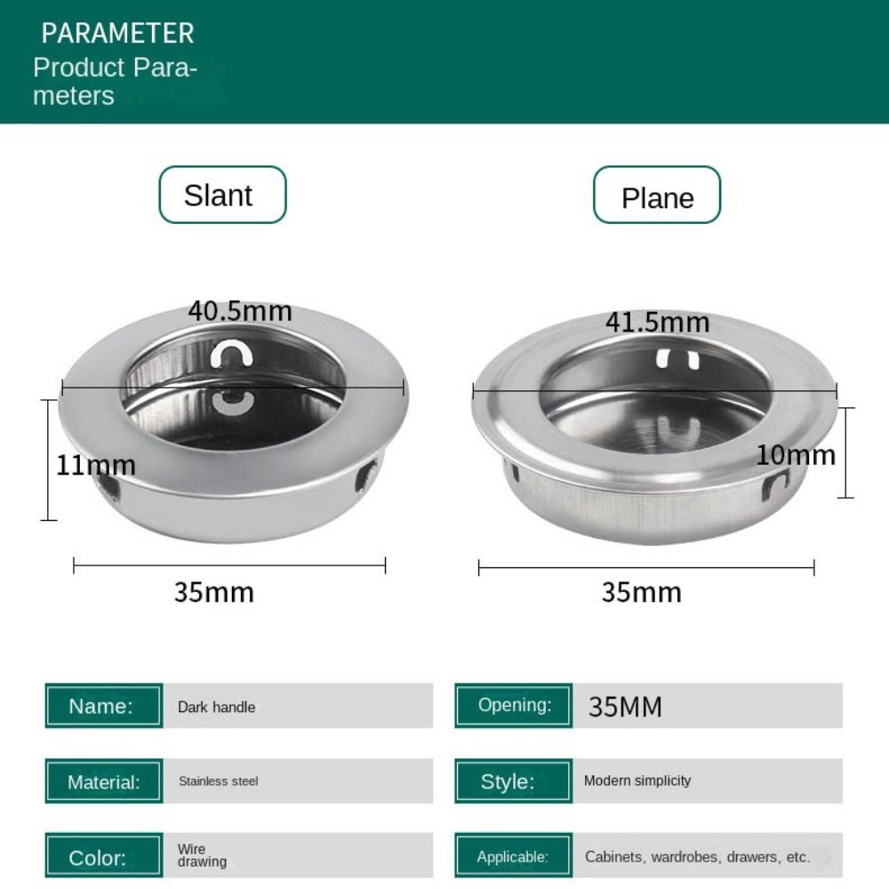 Skryté kliky Kulatá táhla posuvných dveří Nová neviditelná úchytka skříňky Skříňka
