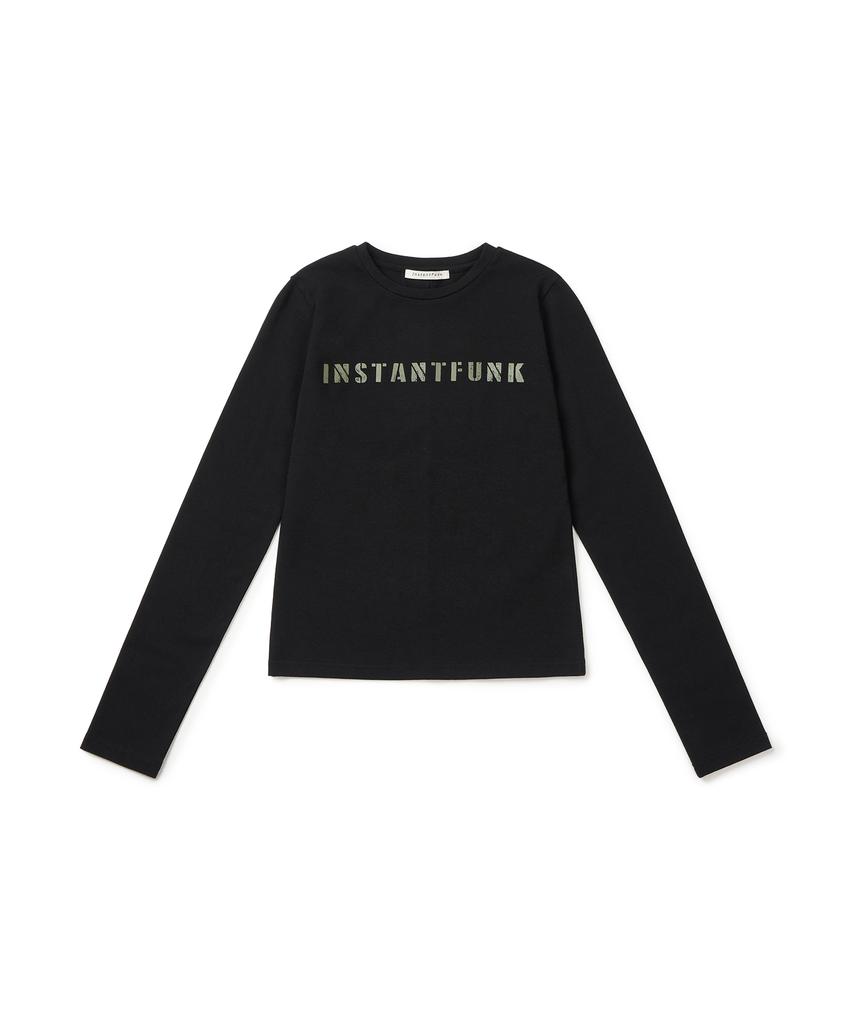 INSTANTFUNK Pearl Logo Basic T-Shirt
