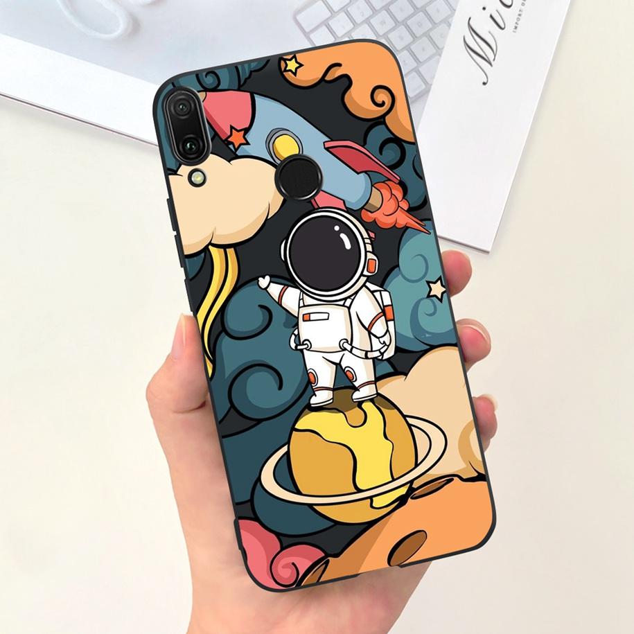 For Huawei Y9 Prime 2019 Case Shockproof Astronaut Silicone Soft Fundas For Huawei Y9 Y 9 Prime 2019 STK-LX3 JKM-LX3 Phone Cover