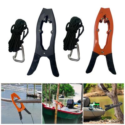 Kayak Clip Kayak Fishing Accessory with 16.5ft Rope Stainless Steel Anti-Rust Boat Clasp Secure Grip Water-resistant Kayak Buckle