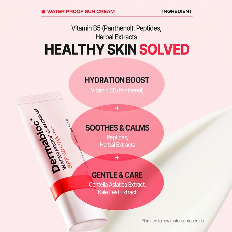 Cellfusion C Dermablock Waterproof Sun Cream SPF50+ PA++++ 35ml (3 Options) - DAISO