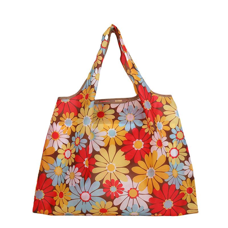 Bag Large Foldable Shopping Bag Reusable Grocery Bag Tear-Proof Nylon Bag Suitable For Grocery Recycling Gift