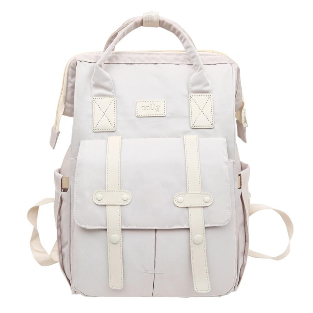 

Anti Splash Water Travel Backpack Large Capacity Student Schoolbag Student School Bag Outdoor белый