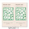 Floral Print Decorative Self-Adhesive Stickers: 50 Sheets/Pack for Gift Packaging and Bag Sealing