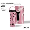 GOOM Floral Hand-Painted Insulated Water Bottle