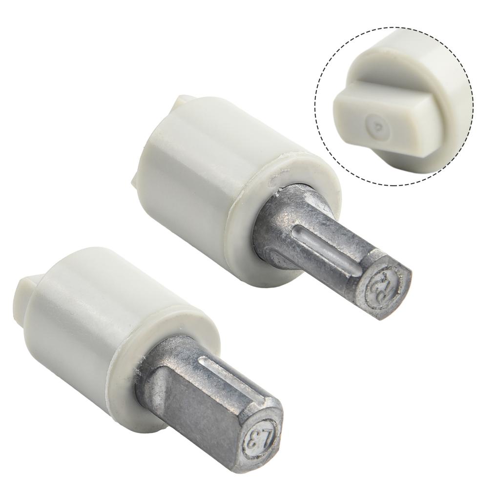 2x WC-Sitz Drehdämpfer Kunststoff Hydraulisch Soft-Close Drehdämpfer Scharnier Sanitär Badezimmer WC-Deckel Montage-Befestigung