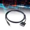 DB9 9Pin Female To 3.5mm Male Plug Serial Cable RS232 To 1/8Inch Conversion Cord for Music Devices 180cm/70.87inch
