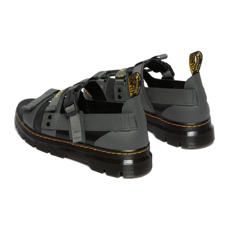Dr. Martens Pearson Woven Sandals Unisex Sandals Gray 26474029