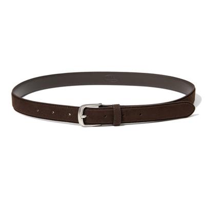 Halden (W) Basic Square Suede Belt (T023_brown)