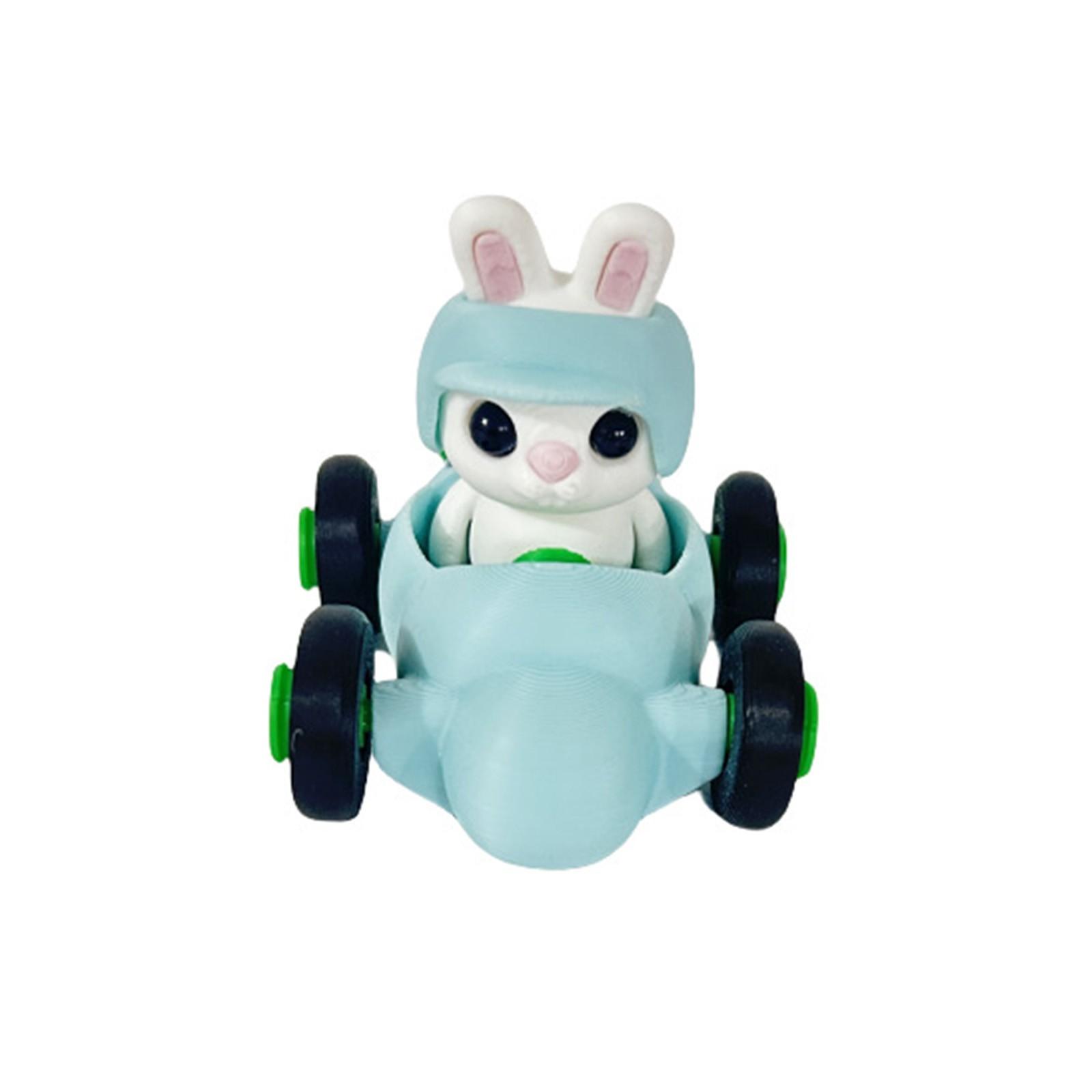 

Спящий кролик, управляющий украшением, интересное украшение для рабочего стола One Size синий