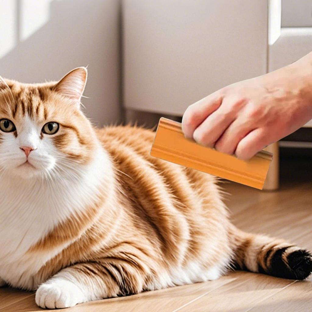 Pet Hair Remover For Laundry Cat Hair Removal Furniture Scraper For Carpet Portable Cleaner Squeegee For Carpet Car Interior