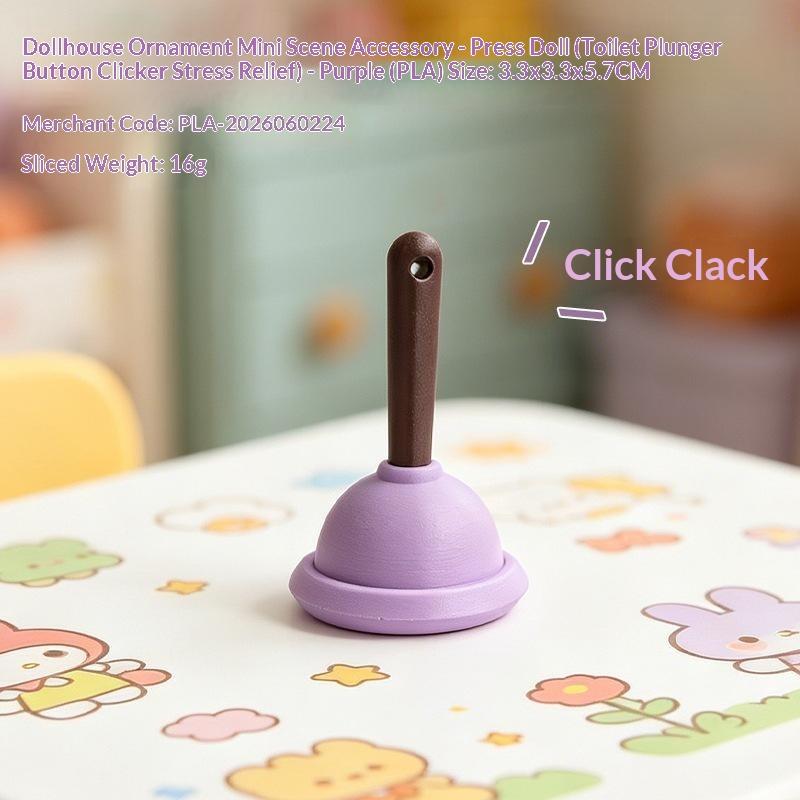3D Printed Cactus Clicker Keychain Mini Fidget Clicker Toy Portable Push Button Stress Relief Keyring Gift For Kids Adults