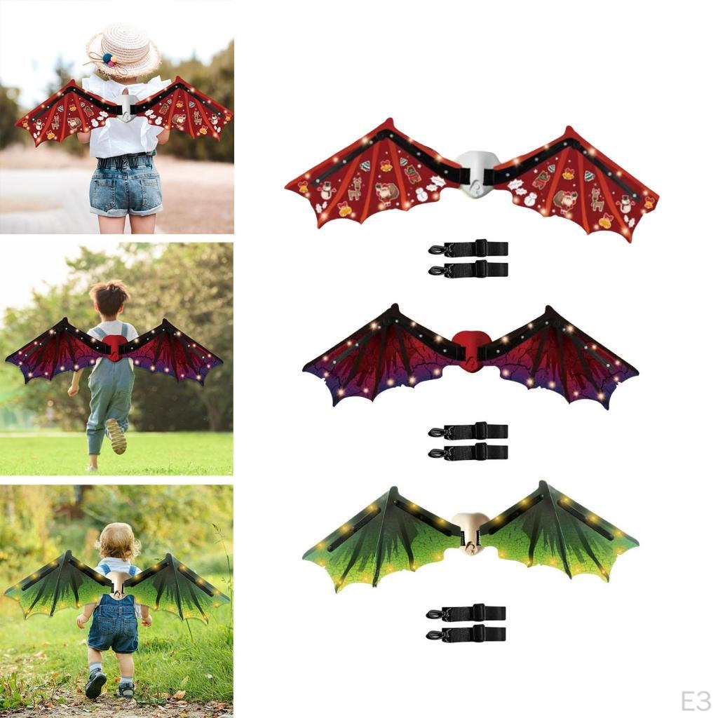Dinosaurierflügel mit Geräuschen Cosplay-Requisite Geburtstagsgeschenk Drachen Licht Kostüm Spielzeug für die Bühne