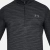 Under Armour Casual Sports Stand Collar Half Zip Long Sleeve T-Shirt Men Tops Black 1325632-001