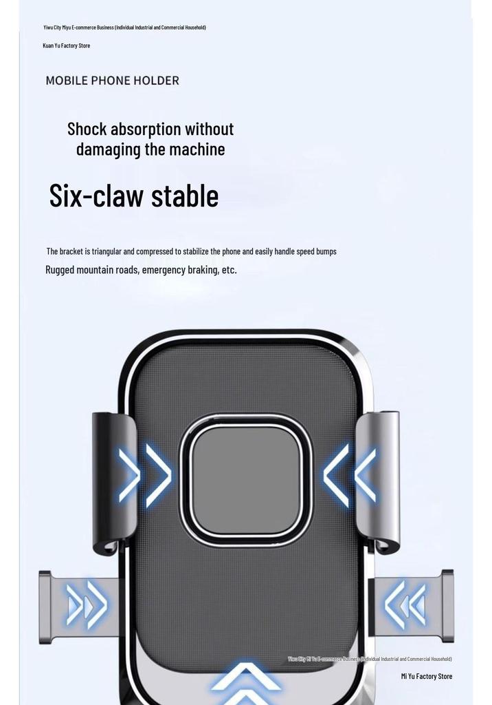 Bicycle & E-Bike Shockproof Phone Mount - Anti-shake for Road & Mountain Bikes