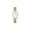 Daniel Wellington DW Womens Watch Quadro 20X26 Pressed Evergold G White Square Brand Stylish Cute Female Popular Gift Simple Luxury