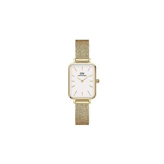 Daniel Wellington DW Womens Watch Quadro 20X26 Pressed Evergold G White Square Brand Stylish Cute Female Popular Gift Simple Luxury