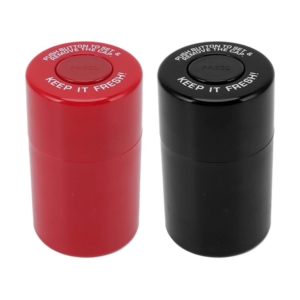 Stash Box Round Plastic Airtight Stash Jar Smell Proof  Herb Storage Case Sealed  Container for Outdoor Travel