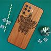 Turtle Wood Pattern Case For Oppo A80 A40 A60 A16 A76 A96 A91 A15 A17 A74 A94 A54 A57S A18 A38 A58 A78 A98 Cover