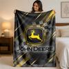 John Deere Print Flanelldecke Gemütliche Leichte Plüschdecke für Bett Sofa Haushalt
