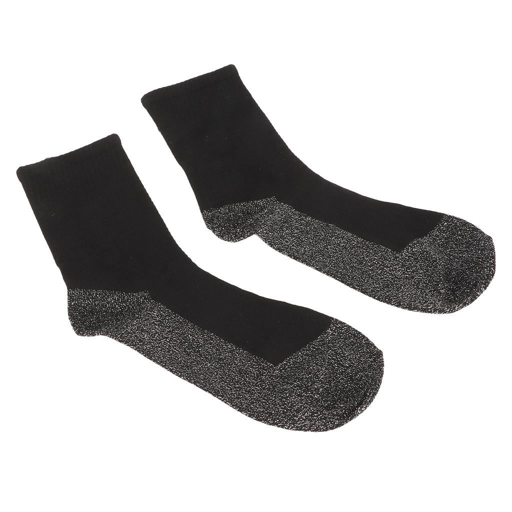Selbsterwärmende Socken 35 Grad Celsius Aluminisierte Faser Thermosocken Warm Dick Beheizte Socken für Kaltes Wetter