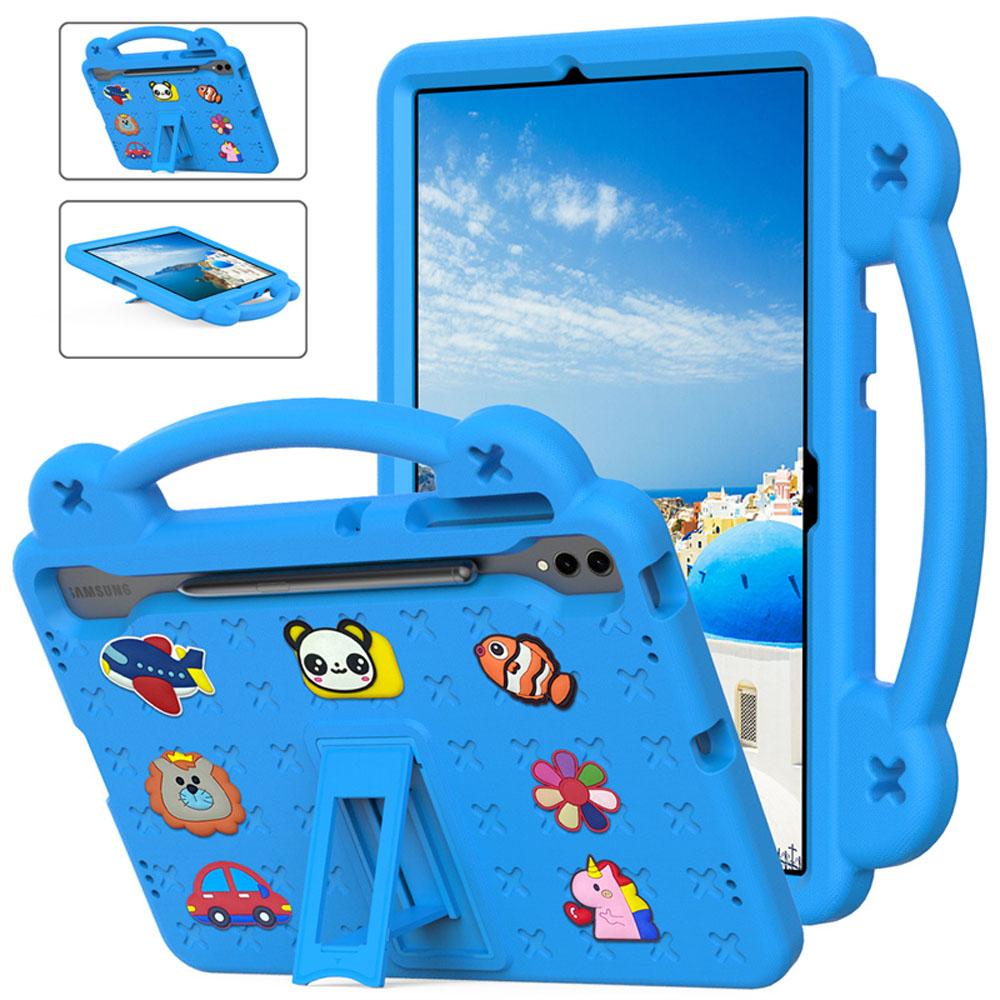 Coque antichoc pour enfants pour Samsung Galaxy Tab S7 S8 S9 S10 FE Plus 12,4" EVA Avec poignée support antichoc anti-chute Housse de tablette