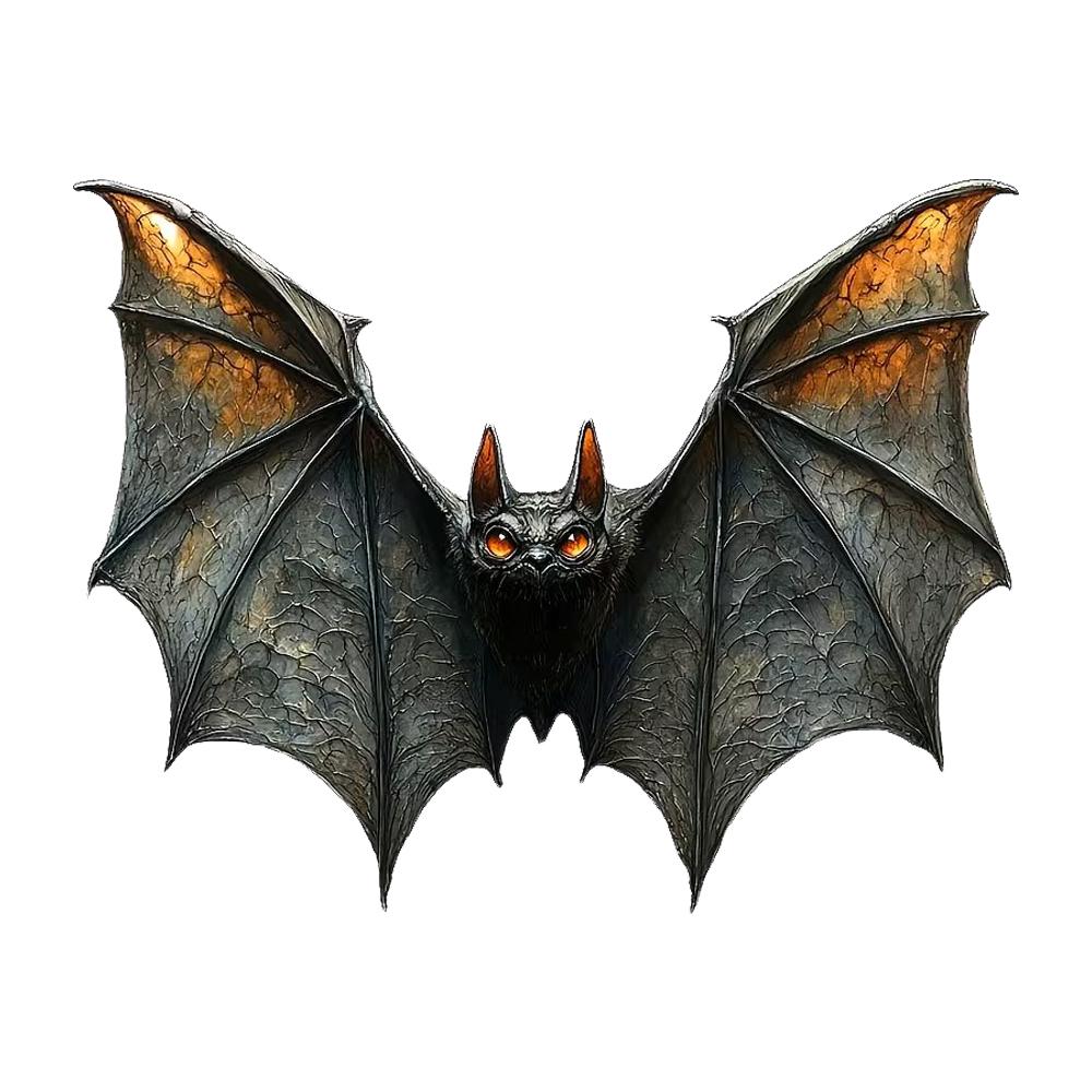 

QT2465# Flying Bats Pattern Stickers, Motorcycle Stickers, Car Bumper Stickers, Car Body Decoration Stickers 15cm-longest side