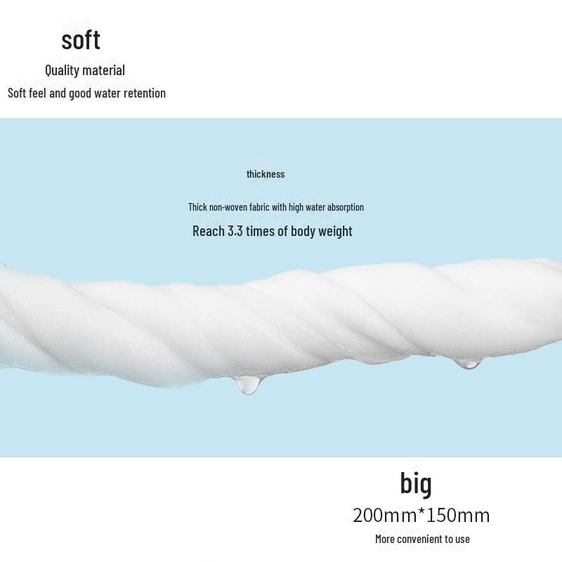 Haustier-Feuchttücher – 80 Badetücher für Katzen und Hunde (400g) zum Reinigen und Desodorieren