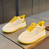 Fashion Fashion Versatile White Men Sport Shoes Platform Thick Sole Casual Sneakers Breathable Lightweight Running Shoes Tennis Shoes