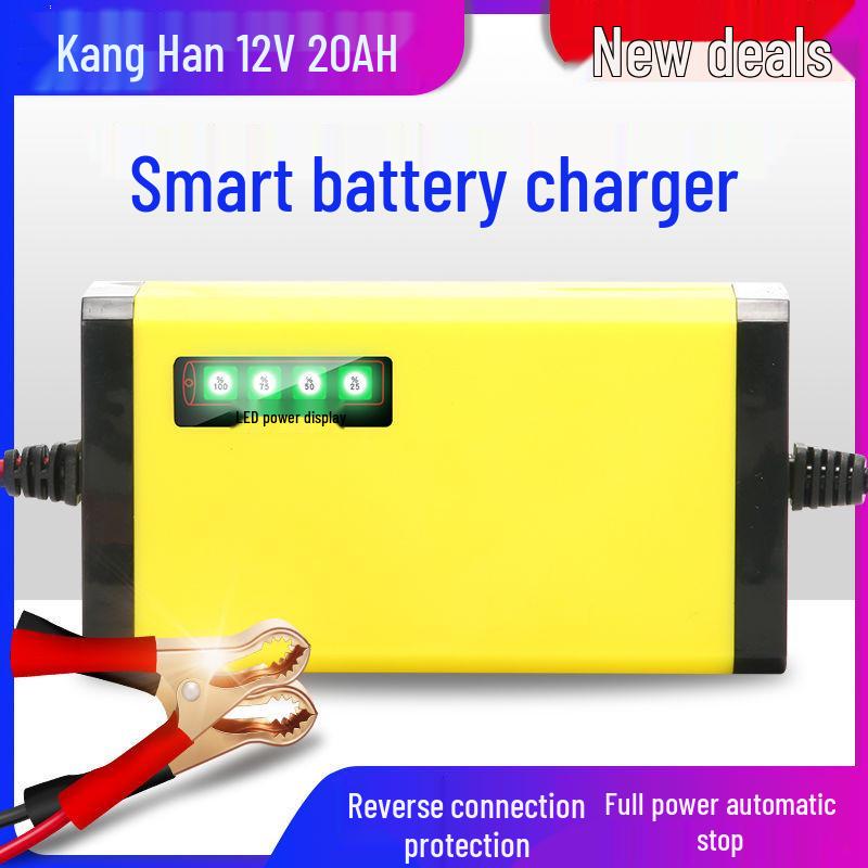 12V Motorcycle & Car Battery Charger for EU/US Sprayer with 20AH & 12AH Options 12V 2-3A