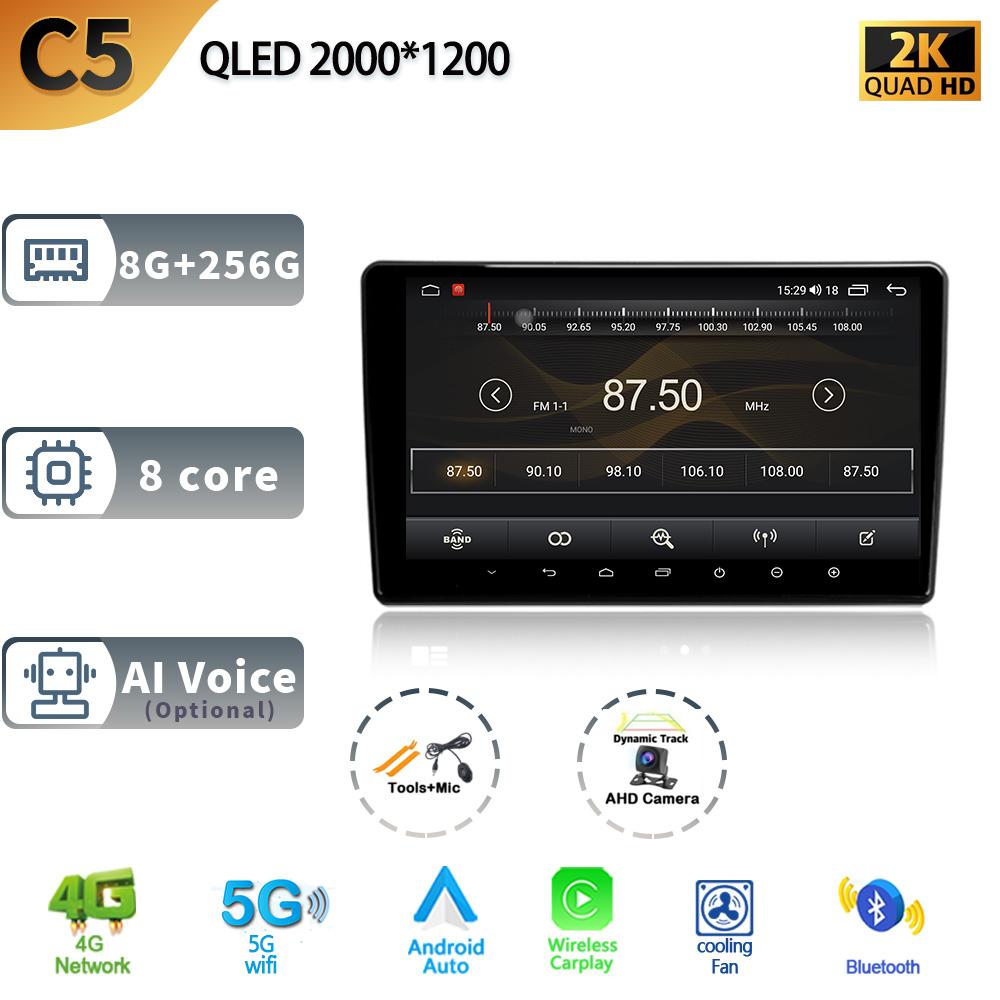 Car Radio Android 13 For Peugeot 308 T9 308S Year 2013-2017  Carplay Navigation GPS Stereo Multimedia Auto Touch Screen