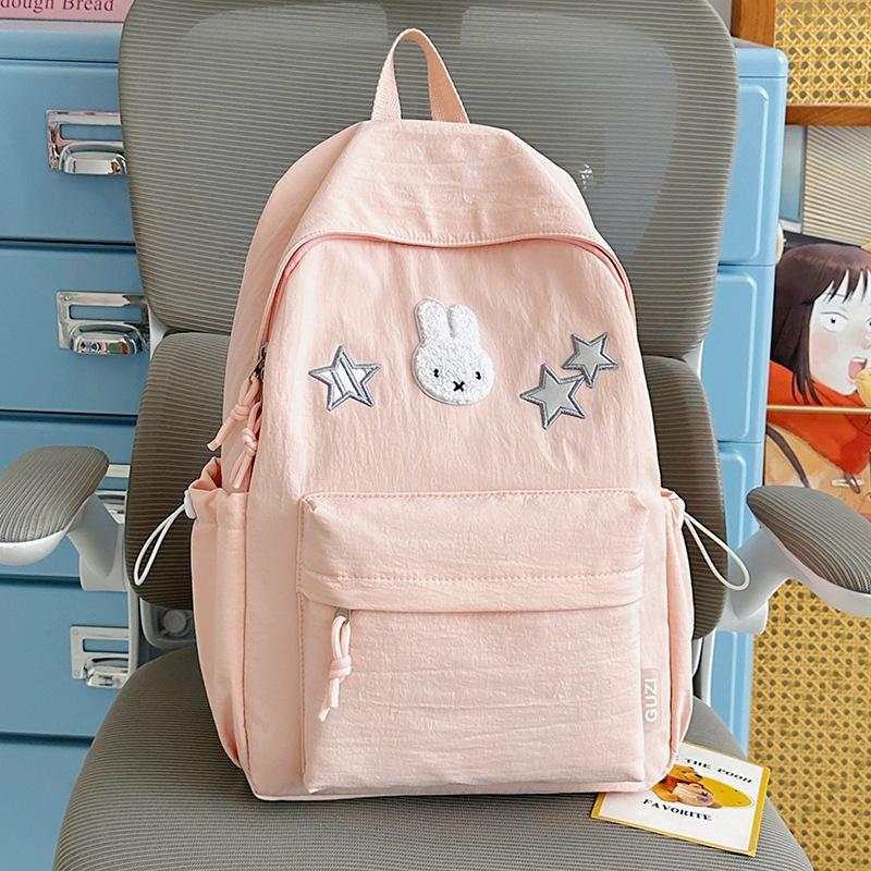 Schoolbag1011 Middle and High School Students Ins Backpack Large Capacity High Value Travel Backpack Cartoon Cute Student Schoolbag