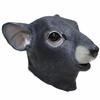 White Mouse Animal Head Latex Mask Rat Masks Halloween Cosplay Costume Dress