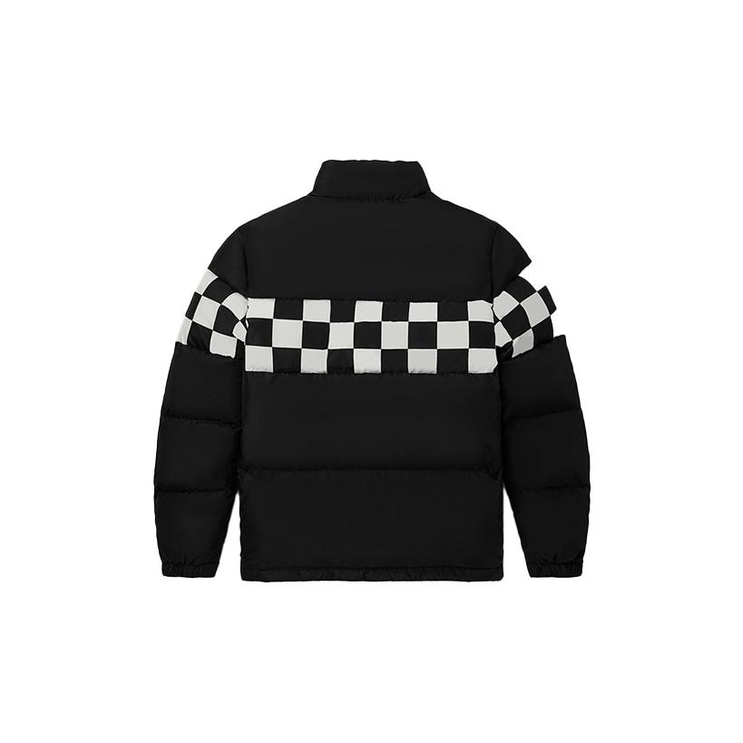 Vans Black And White Checkerboard Work Collar Down Jacket Men Outerwear VN0A54NTBLK