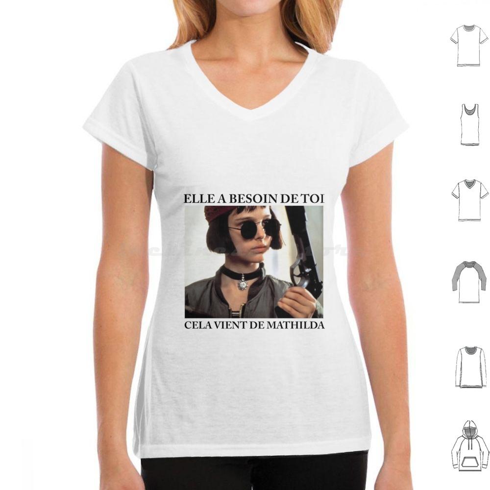 

Mathilda T Shirt Cotton Men Women DIY Print Leon Leon The Professional Movie Mathilda Natalie Portman Film Jean Reno The 4XL