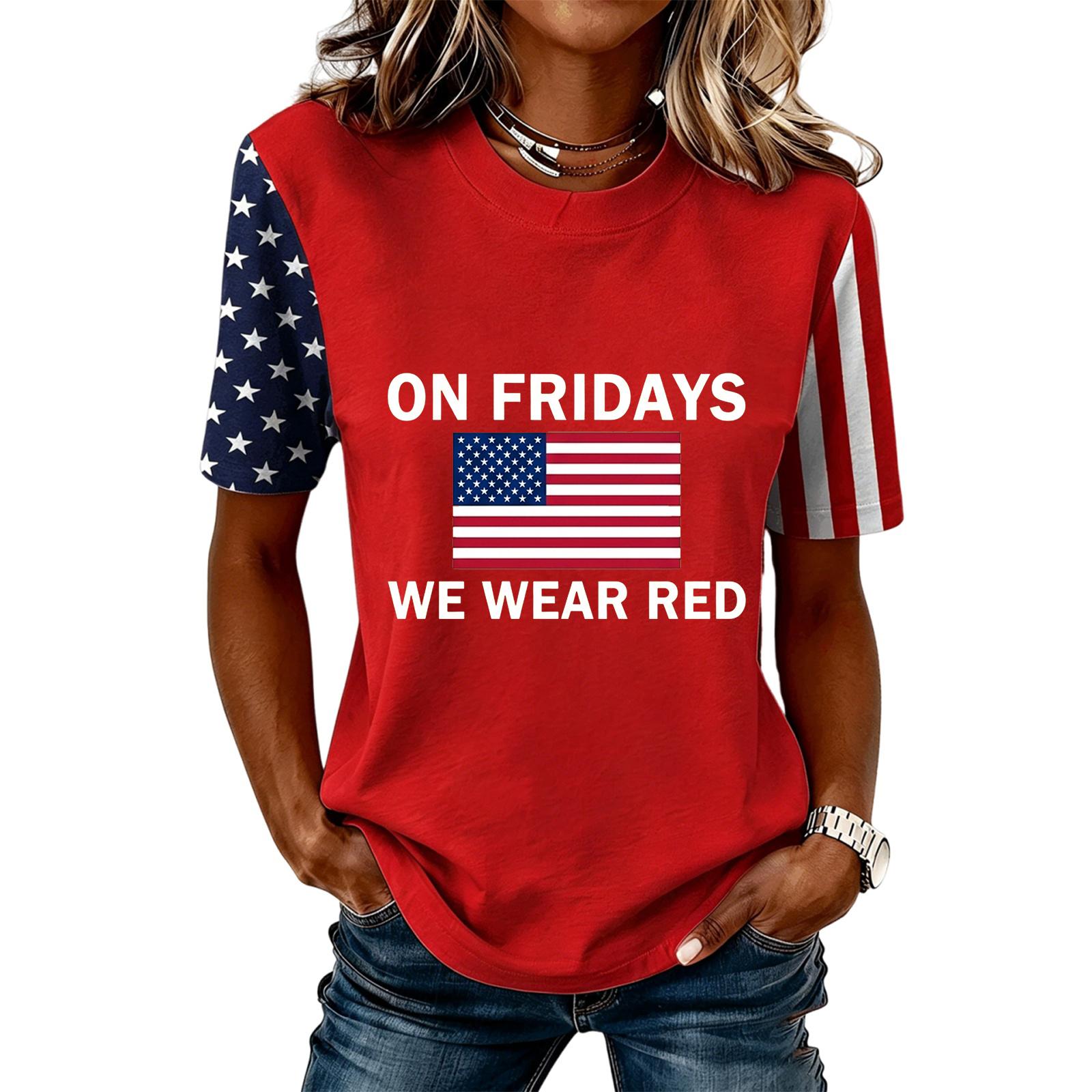 

Women Casual Short Sleeve T Shirt Crew Neck Graphic Print Top Relaxed Fit Lightweight Tee for Everyday Wear XXXL