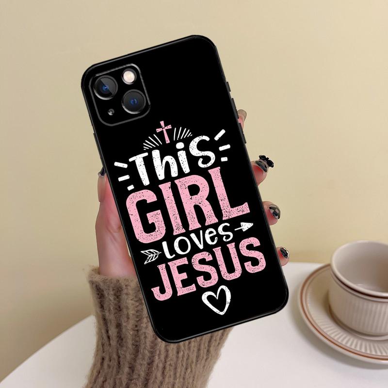 Faith Christian Jesus Phone Case For iPhone 14 13 12 11 15 16 Pro Max 7 8 Plus X XR XS Max 12 13 Mini Cover Case