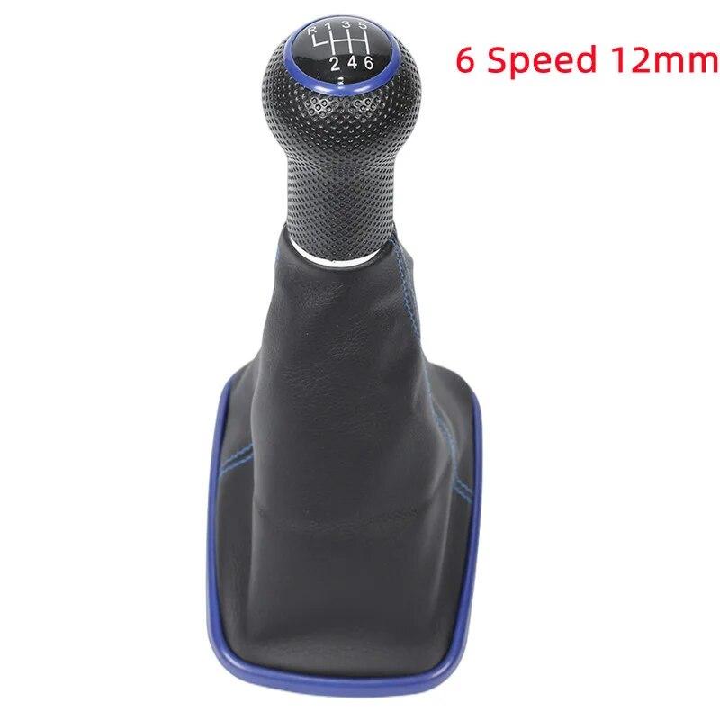 For Volkswagen VW 1999-2004 Golf 4 IV MK4 GTI R32 Bora Jetta 5/6 Speed 12mm / 23mm Car Gear Shift Knob Lever Shifter Gaitor Boot