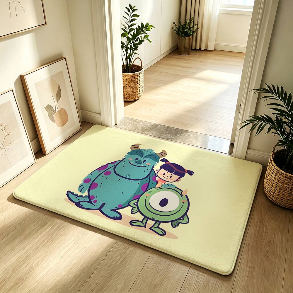 Anime-M-monsters-University-S Carpet Bathroom Anti-slip Mat Door Mat Home Decoration Mat Entrance Door Mat Scratch-resistant