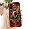 For Vivo V29 V29Pro Feather Crown Initial Letter Phone Case For Vivo V 29 V29 Pro 5G V2250 V2251 Soft Silicone Covers Bumpers