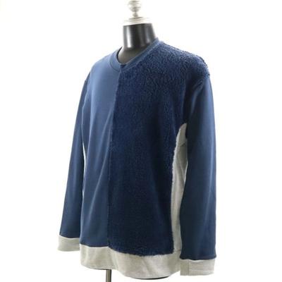 Brand New Long Sleeve Switching Bore Cut XL Blue Switching Trainer Men's Used