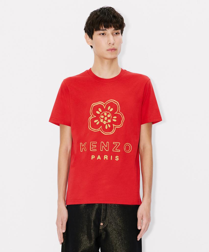 Kenzo Men'S Lny Guts Bokeh Flower Slim Red Short Sleeve T-Shirt_K265Amtl05Rdx