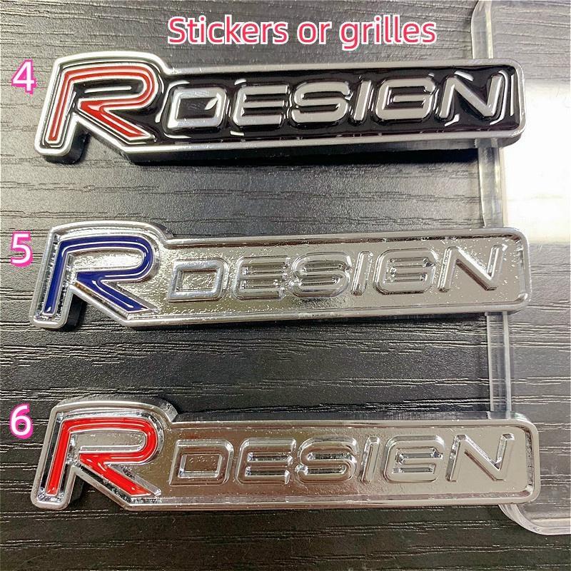 Autocolant pentru stilul mașinii grile, emblemă insignă 3D pentru Vo+lvo Rdesign XC90 S60 V70 S80 S40 V50 V60 C30 S70 V90 Accesorii