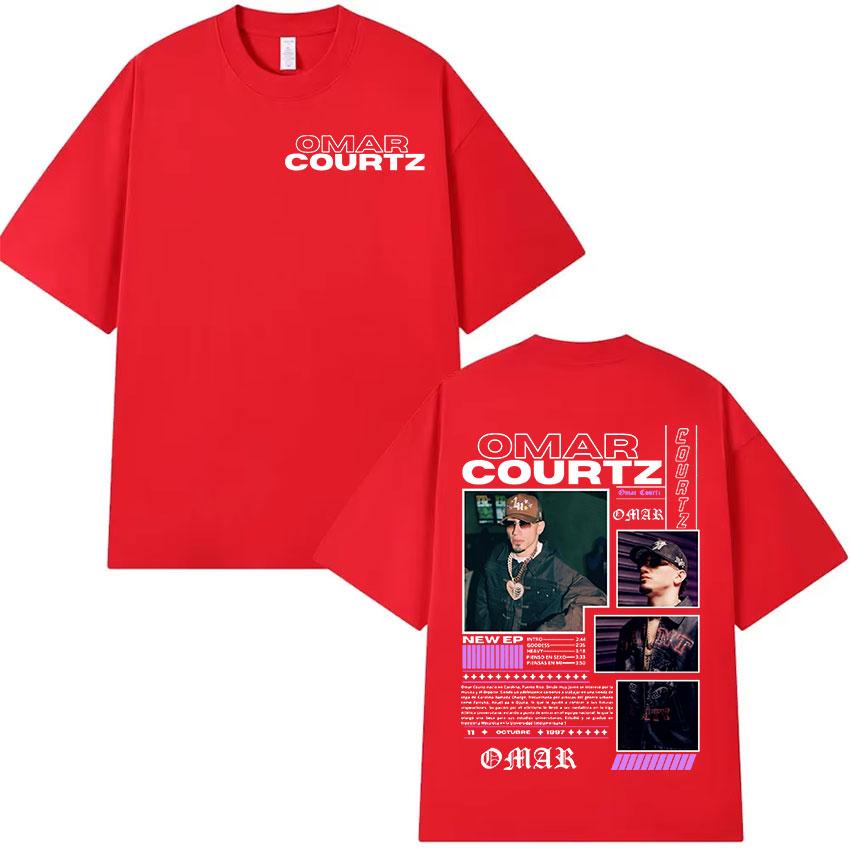 2025Summer Omar Courtz Primera Musa Graphic T Shirt Unisex Women Clothing Hip Hop Fashion Harajuku 100 Pure Cotton Printed Tshirt S