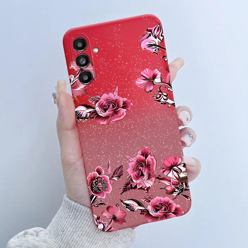 For Samsung A16 A56 5G Phone Case Butterfly Flower Girls 2025 Design Soft Silicone TPU Back Housing for Galaxy A 16 A 56 Covers