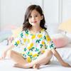 Baby Kids Pajamas Sets Cotton Boys Sleepwear Suit Summer Girls Pajamas Cartoon Cat Pijamas T-shirt+Shorts 2pcs Children Clothing